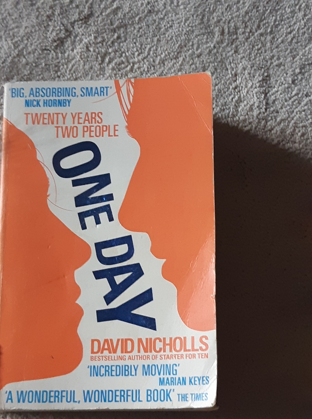 One Day by David Nicholls - Paperback (Vintage cover)